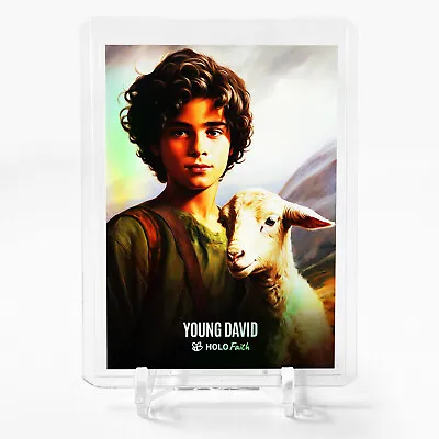 YOUNG DAVID THE SHEPHERD Card 2023 GleeBeeCo (King David) Psalm 23 Holo #NPS7 • £19.29