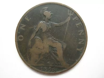 1898 Queen Victoria Bronze Penny Gouby 1898 B Scarce Type NF • £27.50