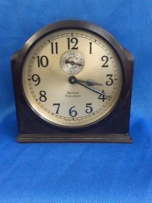 Westclox 8 Day Jeweled Alarm Clock Model 262 • $60