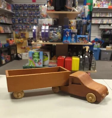 Vintage Wooden Truck With Trailer  • $38.91