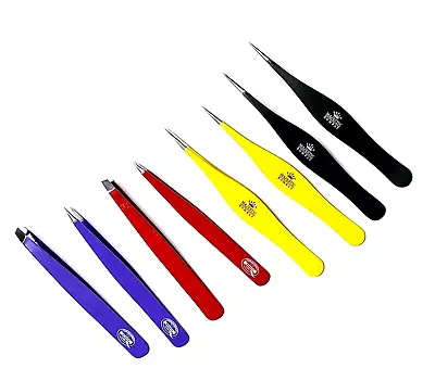 Surgical Tweezers For Ingrown Hair Precision Sharp Needle Pointed (8 Pieces Lot) • $15.09