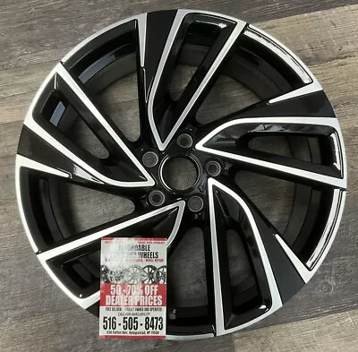 Volkswagen Golf GTI 2022 2023 2024 70088 OEM Wheel Rim 19 X 8 CNC Gloss Black • $440