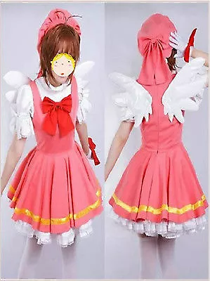 Cardcaptor Sakura Angel Uniform Cosplay Costume Customizable • $20.88