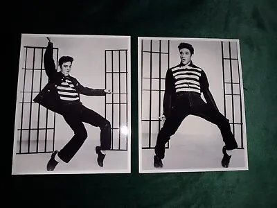 2 Elvis Presley Pictures From  Jailhouse Rock  Movie - 8x10 Black & White Photos • $22