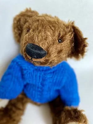 Lauren Kagen Genuine Mohair Teddy Bear W/Sweater 13”Ht • £48.19