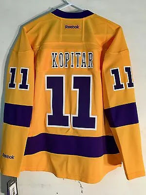 Reebok Women's Premier NHL Jersey Los Angeles Kings Anze Kopitar Yellow Sz S • $24.99