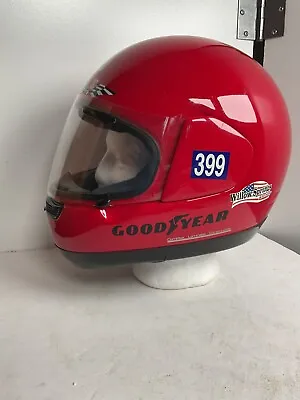 Vintage Arai Signet/s Full Face Racing Helmet Large 59-60 Red • $299.99