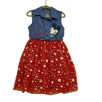 Disney Minnie Mouse Tutu Dress Red 3T Girls Junior • $10