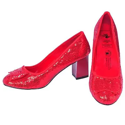 £30.85 • Buy Ladies Wizard Of Oz Dorothy Ruby Slippers Costume Shoes Fancy Dress Accessory