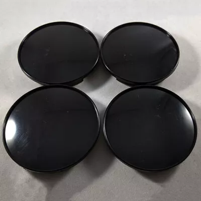 68mm 4x Car Wheel Center Hub Cap Cover Set No Emblem ABS Universal Black • $17.40