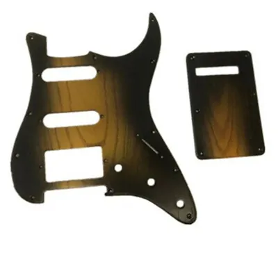 1set Ailanthus Wood STRAT GUITAR Pickguard & Backplate SSH • $18.79