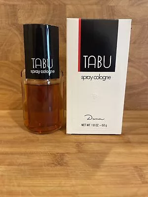 Vintage - Tabu By DANA - Spray Cologne - 1.8 Fl Oz (85%~90%Full) • $19.99