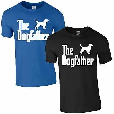 The Dog Father T Shirt Fathers Day Gift Best Dog Dad Granddad Novelty Men Top • £6.99