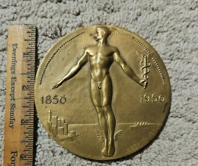  Medal: Recto: Mercury; Verso: Anvil With Scroll • $50