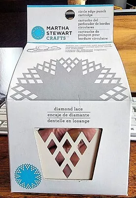 New Diamond Lace Circle Edge Punch Cartridges Paper Crafting Martha Stewart • $10.50