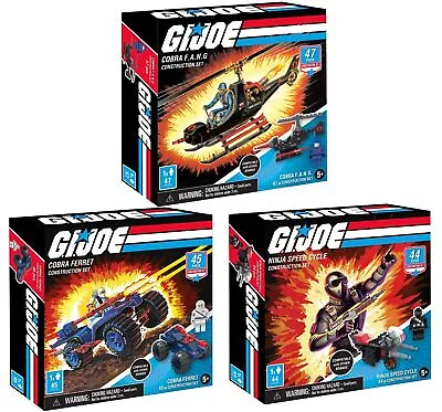 Forever Clever 3 GI Joe Military Vehicle Construction Sets Building Kits (12... • $18.98