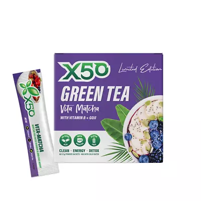 X50 Vita Matcha Acai Green Tea Detox Teatox Skinny Me Weight Loss Fat Burn • $26.95