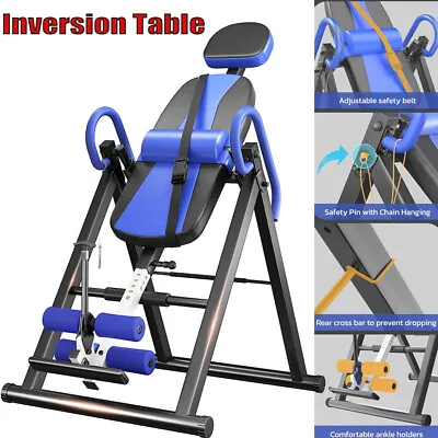 Inversion Table For Back Therapy Heavy Duty Adjustable Stretcher Pain Relief US • $123.49