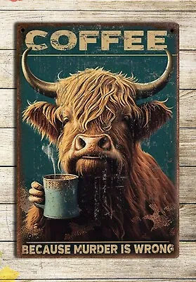 Coffee Sign Metal Poster  Home Decor Kitchen Plaque Coffee Shop Cafe Wall • £6.99