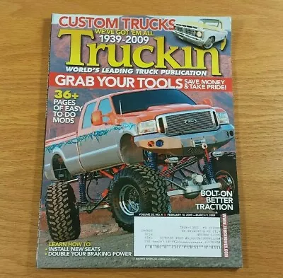 TRUCKIN' Magazine Truck Vintage Issue From March 9 2009 • $5.99