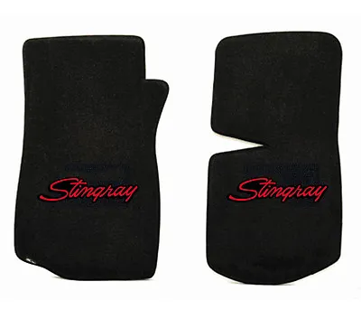 NEW! Floor Mats 1968-1982 C3 Corvette With Embroidered Stingray Logo In Red • $138.99