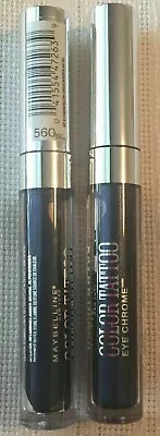 Lot Of 2 MAYBELLINE COLOR TATTOO #560 BOLD SAPPHIRE  Broken Seal But New • $7.50