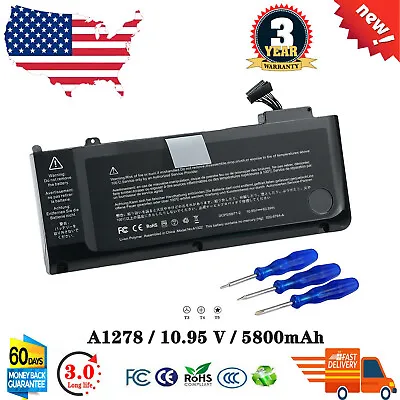 Battery For Apple MacBook Pro 13  Unibody A1322 A1278 Mid 2009 2010 E 2011 2012 • $21.99