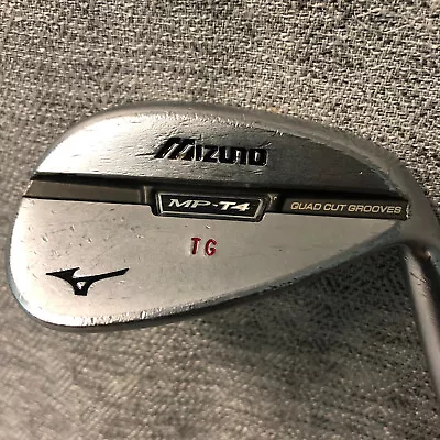 MIZUNO MP-T4 Satin Sand Wedge 52*07 Grain Flow Forged Quad Cut Grooves RH -USED • $25.82