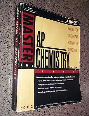 Arco Master Ap Chemistry Test 2002: Teacher-tested • $8.99