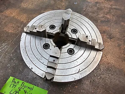 Pratt Burnerd 8  4-Jaw Lathe Chuck L00 Mount 1540-92101 1.6  Center Hole • $300