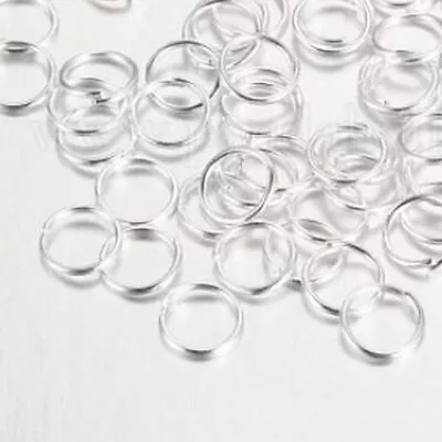 £3.50 • Buy SINGLE BRONZE SILVER & GOLD COLOUR JUMP RINGS 4mm 5mm 6mm 7mm 8mm 10mm JR3