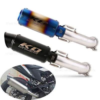Motorcycle 51MM Exhaust Pipe Modified Muffler For Duke 390 250 RC390 2021-2023 • $118.10