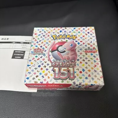 Pokemon Card 151 Scarlet & Violet Booster Box Sv2a Japanese New Factory Sealed • $121