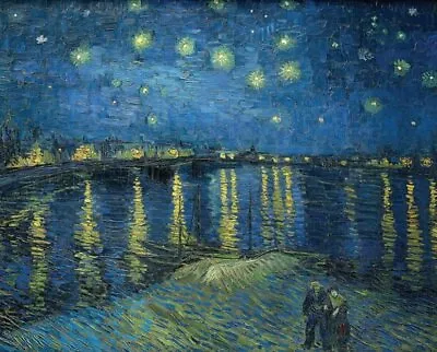 Print - The Starry Night Over The Rhone 1888 By Vincent Van Gogh • $4.99