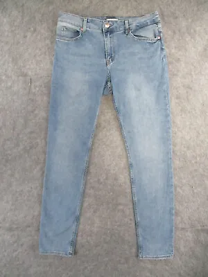 H And M Jeans Womens 8 Blue Denim Skinny Ankle Mid Rise Outdoors Retro 30x30 • $6.56