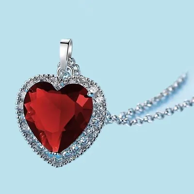 £7.99 • Buy Lana Inspired Women's Necklace Heart Of Ocean Pendant Titanic 