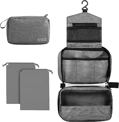 Cooja Wash Bag Hanging Toiletry Bag Women Travel Washbag With Hook & Handle 1 • £11.98