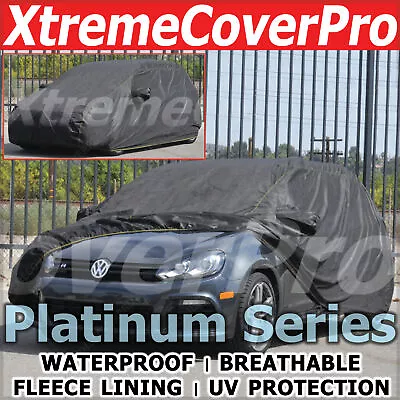 2007 2008 2009 2010 2011 Volkswagen Golf WATERPROOF CAR COVER W/MIRRORPOCKET BLK • $89.99