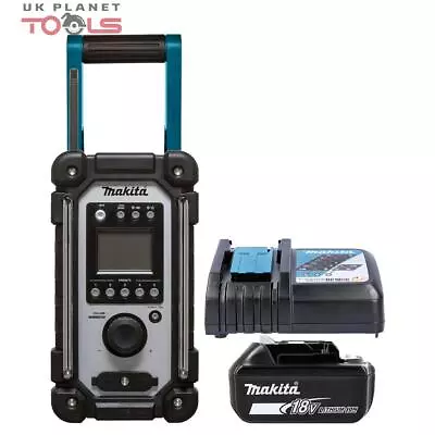 Makita DMR116 18V Li-Ion LXT Jobsite Radio With 1 X 6Ah Battery & Charger • £226.15