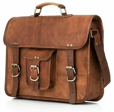 Leather Women's Mobile I Pad Laptop MacBook Messenger Bag Satchel Briefcase • $44.83