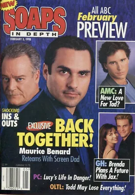 ABC SOAPS IN DEPTH MAGAZINE ~ February 3 1998 ~ Maurice Benard ~ H-4-1 • $9.99