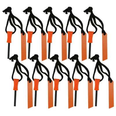 $11.49 • Buy 10x Flint Fire Starter Bushcraft Steel Striker Emergency Survival Rod Camping