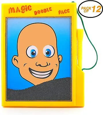 12 Magic Doodle Face - Child Magnetic Draw Board Puzzle Game Classic Toys (1 Dz) • $32.95