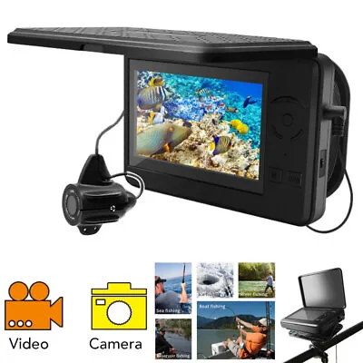 Underwater Fish Finder Fishing Ice Camera HD Video Recorder Monitor 15M Cable • $159.79