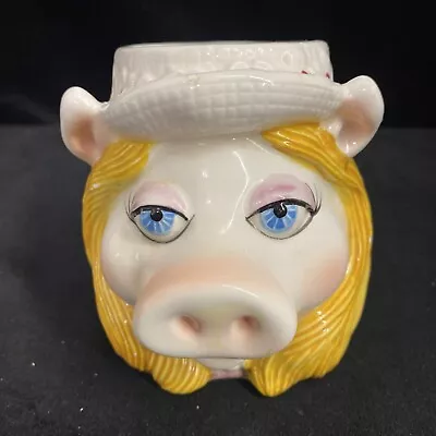 Muppets Miss Piggy Coffee Mug Cup Ceramic Sigma The Tastesetter Vintage • $11.24