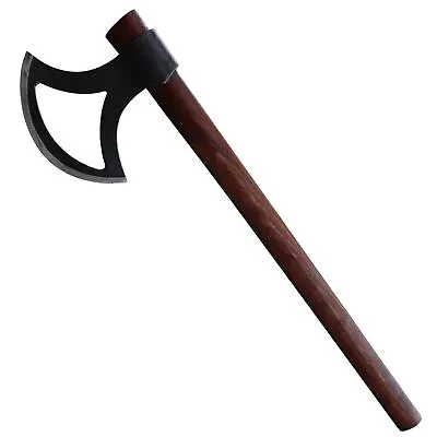 Heartless Viking Medieval Battle Axe Carbon Steel Center Cutout 24 Inch Length • $64.85