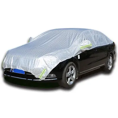 $67.06 • Buy SUV Car Cover Half Body Protection Sun Shade Outdoor UV Reflective Aluminum Foil
