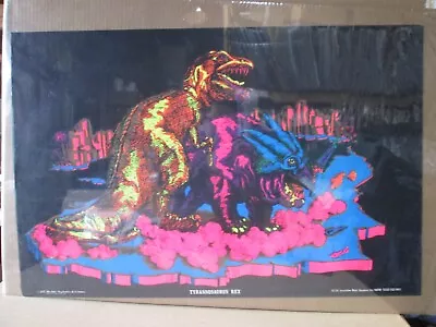 Tyrannosaurus Rex Black Light Psychedelic Vintage Poster 1971 Cng3018 • $128.15