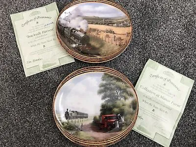 Two Davenport Collectors Plates From  WHEN THE TRAIN WENT BY  • £12