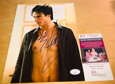 Ian Somerhalder Hot Sexy Vampire Diaries Damon Salvatore Signed 8x10 Photo JSA A • $119.99